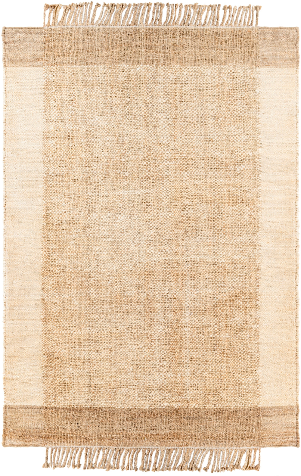 Jasmine JAM-2303 Cottage Jute Rug JAM2303-81012 Camel, Beige 100% Jute 8'10" x 12'