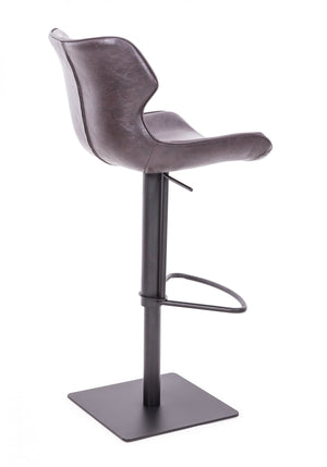 VIG Furniture Modrest Jamila - Modern Dark Brown Eco-Leather Bar Stool VGHR5475/GB-1-DKBRN-BS VGHR5475/GB-1-DKBRN-BS