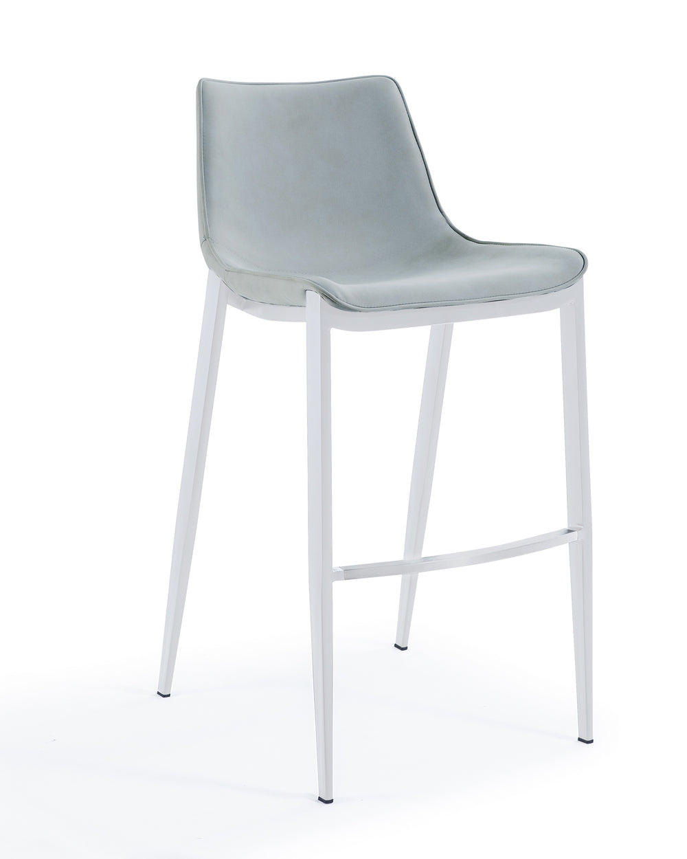 VIG Furniture Modrest Jane - Modern Light Grey Counter Stool Set of 2 VGHR-5361C-C-LG-BS