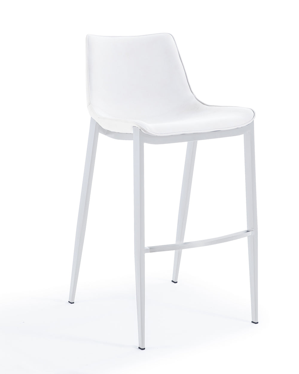 VIG Furniture Modrest Jane - Modern White Counter Stool Set of 2 VGHR-5361C-C-W-BS