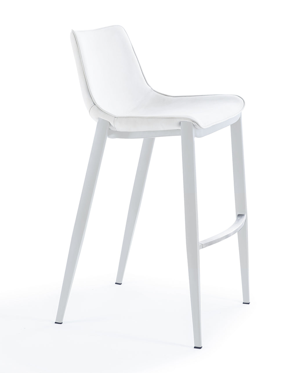 VIG Furniture Modrest Jane - Modern White Counter Stool Set of 2 VGHR-5361C-C-W-BS