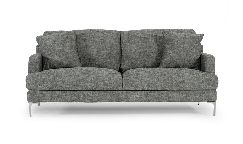 VIG Furniture Divani Casa Janina - Modern Dark Grey Fabric Sofa VGKKKF1032-DRKGRY-3