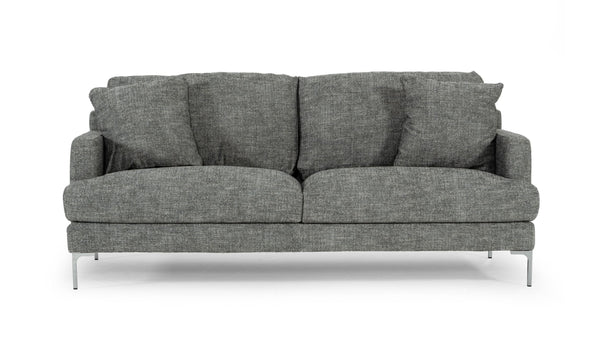 VIG Furniture Divani Casa Janina - Modern Dark Grey Fabric Sofa VGKKKF1032-DRKGRY-3