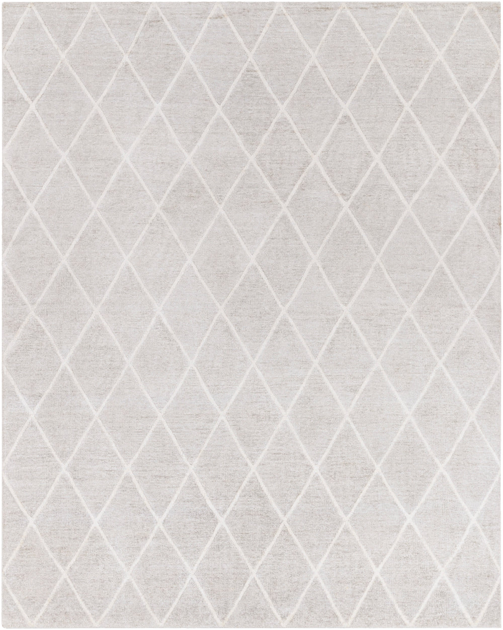 Jaque JAQ-4002 Modern Viscose Rug JAQ4002-913 Light Gray, Ivory 100% Viscose 9' x 13'