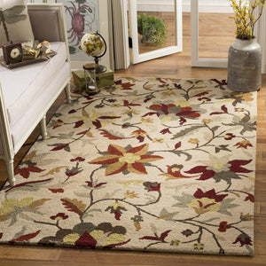 Jar457 Luxurious Wool Pile Hand Tufted Rug for Elegant Home Décor - Soft, Durable, and Timeless