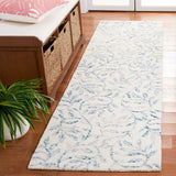 Safavieh Jardin 734 Hand Tufted Country and Floral Rug Ivory / Blue 8' x 10'