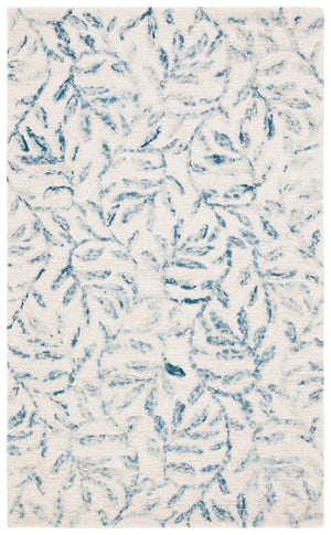 Safavieh Jardin 734 Hand Tufted Country and Floral Rug Ivory / Blue 8' x 10'