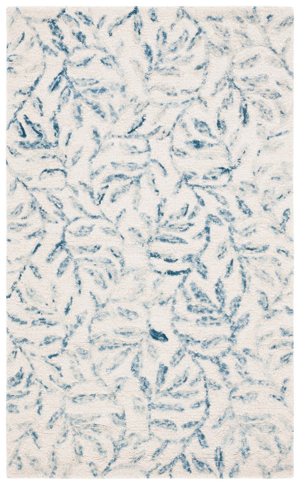 Safavieh Jardin 734 Hand Tufted Country and Floral Rug Ivory / Blue 8' x 10'