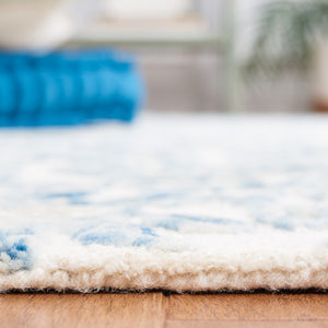 Safavieh Jardin 734 Hand Tufted Country and Floral Rug Ivory / Blue 8' x 10'