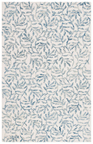 Safavieh Jardin 734 Hand Tufted Country and Floral Rug Ivory / Blue 8' x 10'