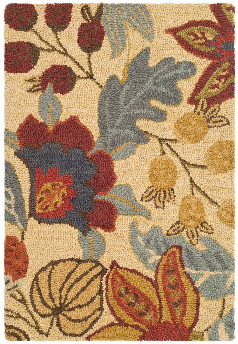 Jardin Hand Tufted Square Wool Pile Rug from India - Luxurious Style f