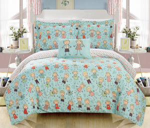 Woodland Green Full 8pc Comforter Set