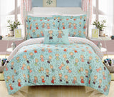 Woodland Green Full 8pc Comforter Set