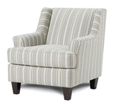 Fusion 340 Transitional Accent Chair 340 Farmhouse Indigo