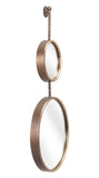 Zuo Modern Mott Steel, MDF, Glass Modern Commercial Grade Mirror Gold Steel, MDF, Glass