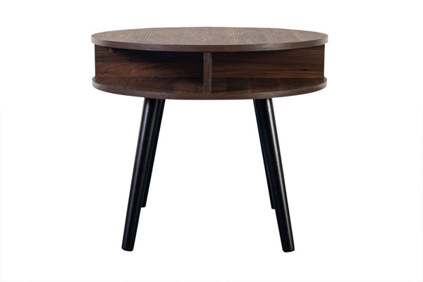 Porter Designs Skagen Mid-Century Modern Modern End Table Brown 05-209-03-2120