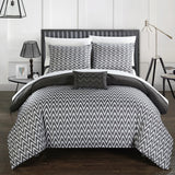 Jacky Grey King 4pc Comforter Set