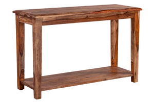 Porter Designs Sonora Solid Sheesham Wood Natural Console Table Brown 05-116-10-7741