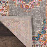 Nourison Passion PSN03 Bohemian Machine Made Power-loomed Indoor Area Rug Grey 12' x 18' 99446815156