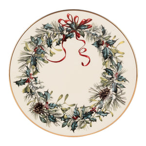 Winter Greetings Bread Plate - Set of 4