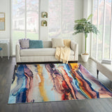 Nourison Le Reve LER01 Artistic Machine Made Tufted Indoor only Area Rug Multicolor 9' x 12' 99446494184