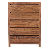 Porter Designs Urban Solid Sheesham Wood Contemporary Chest Natural 04-117-03-1432