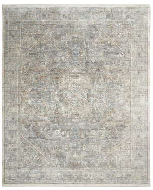 Nourison Starry Nights STN02 Farmhouse & Country Machine Made Loom-woven Indoor Area Rug Cream Grey 9'10" x 12'6" 99446737557