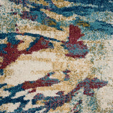 Nourison Fusion FSS10 Painterly Machine Made Power-loomed Indoor only Area Rug Cream/Multicolor 9'6" x 13' 99446317063