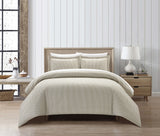 Morgan Beige Queen 7pc Duvet Set