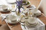 French Perle Scallop 4-Piece Place Setting