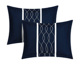 Dinah Navy Queen 24pc Comforter Set
