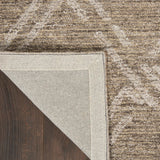 Nourison Venosa VSN01 Modern Handmade Tufted Indoor Area Rug Taupe 5'3" x 7'3" 99446787156
