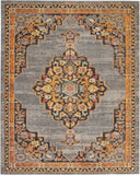 Nourison Passionate PST01 Bohemian Machine Made Power-loomed Indoor Area Rug Grey 7'10" x 10' 99446454577