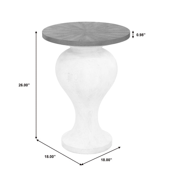 Pulaski Furniture 18" Round Urn Shaped Accent Table P301506-PULASKI P301506-PULASKI