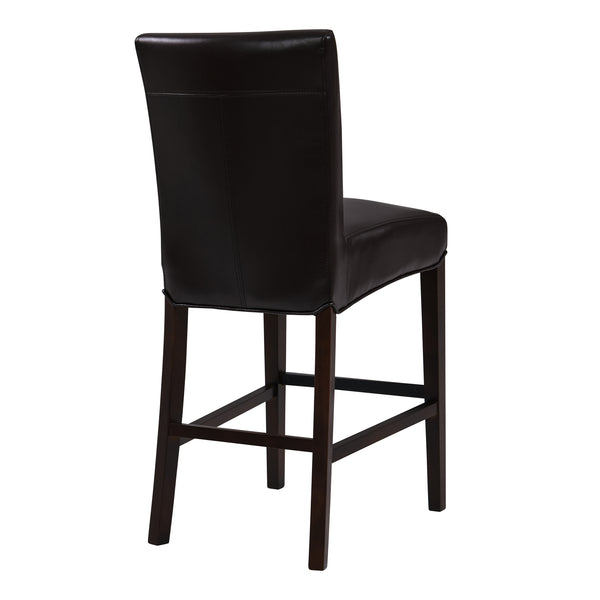 Milton Counter Stool - Elegant Bonded Leather Design with Sturdy Birch Frame and Contemporary Style