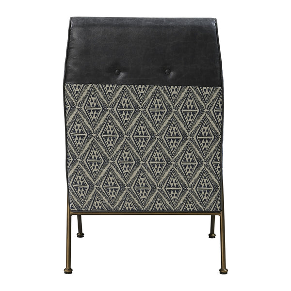 Kahlo Fabric Accent Chair Azure Diamond/Vintage Midnight