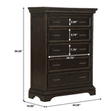 Pulaski Furniture Caldwell 6 Drawer Chest P012124-PULASKI P012124-PULASKI