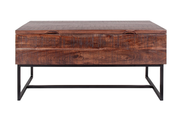 Porter Designs Lakewood Solid Acacia Wood Transitional Coffee Table Brown 05-190-04-0808