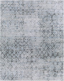 Jolie JLO-2313 Traditional Polypropylene, Polyester Rug JLO2313-71010 Medium Gray, Light Gray, Ivory, Charcoal, Dark Blue, Black 90% Polypropylene, 10% Polyester 7'10" x 10'