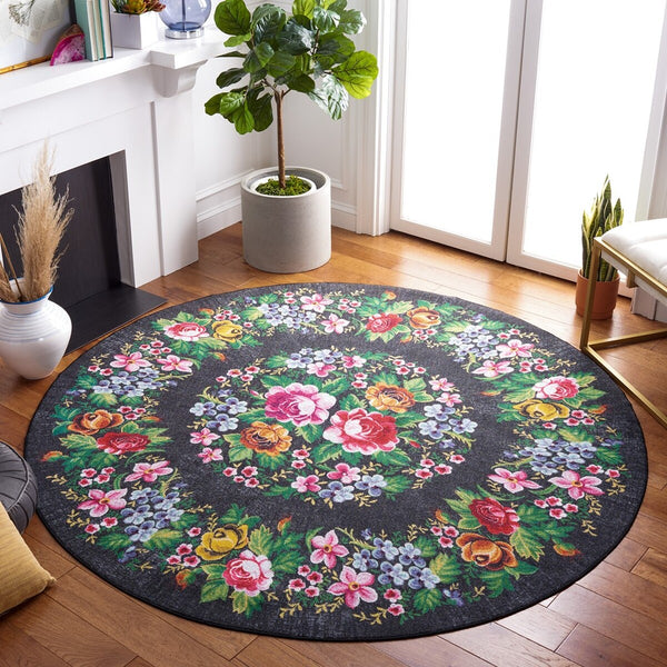 Safavieh Journey 154 Power Loomed Polyamide Country & Floral Rug JNY154H-9