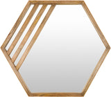 Jorah JOH-003 Modern Wood Mirror JOH003-3737  Wood, Wood 37"H x 37"W