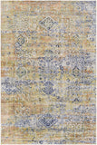 Jordan JOR-2300 Traditional Viscose Rug JOR2300-81012 Dark Blue, Teal, Dark Brown, Taupe 100% Viscose 8'10" x 12'