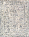 Jordan JOR-2301 Traditional Viscose Rug JOR2301-810 Dark Blue, Denim, Khaki, Cream 100% Viscose 8' x 10'