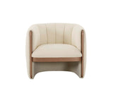 VIG Furniture Modrest - Joselyn Modern Cream Fabric Accent Chair VGOD-ZW-22051-CH