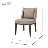 Ethan Leatherette Dining Chair Devore Gray
