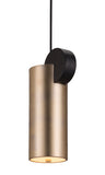 Zuo Modern Martiza Steel Modern Commercial Grade Ceiling Lamp Gold, Black Steel