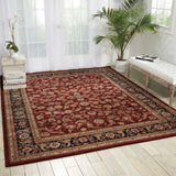 Nourison Nourison 2000 2002 Persian Handmade Tufted Indoor Area Rug Burgundy 2'6" x 4'3" 99446489951