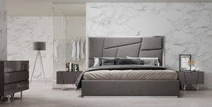 VIG Furniture Modrest Chrysler Modern Grey Bedroom Set VGVCBD8978-SET-GRY