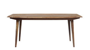 Porter Designs Fusion Solid Sheesham Wood Modern Dining Table Natural 07-117-01-6730