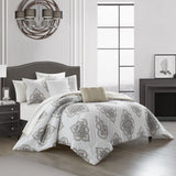 Pacey Beige King 5pc Comforter Set